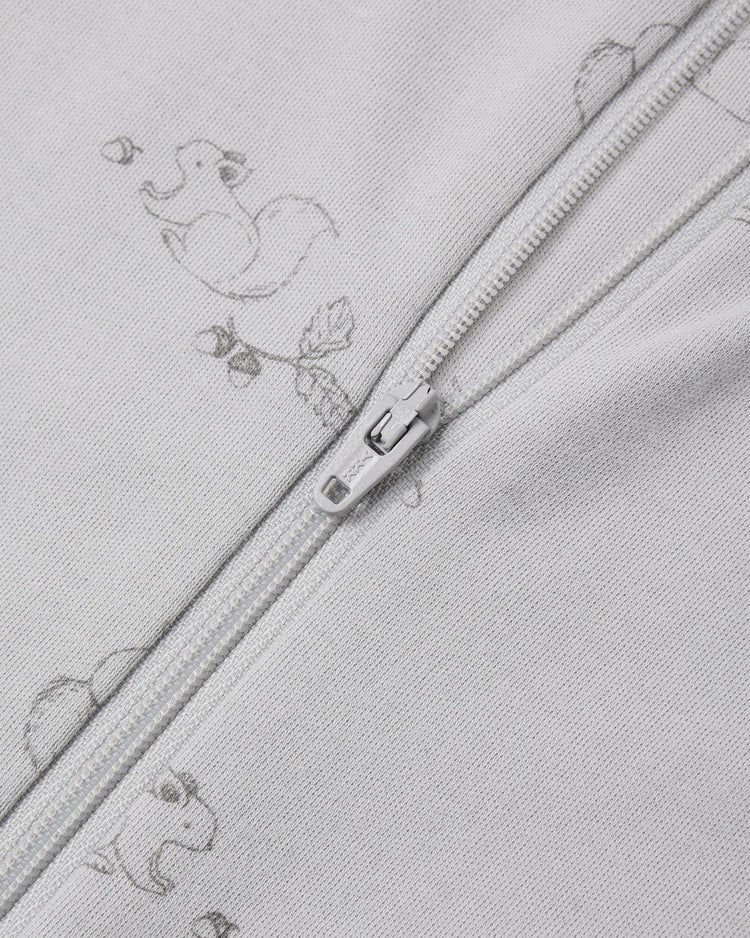 Zip Long Sleeve Sleeper | Squirrel