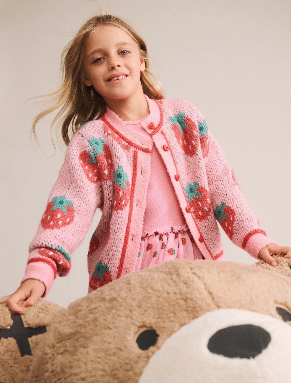 Strawberry Fields Sponge Cardi