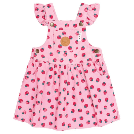 Strawberry Pinafore Dress