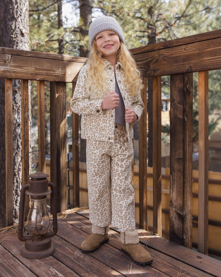 Straight Leg Pant | Leopard