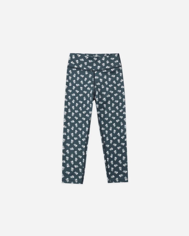 Basic Legging | Blue Blooms