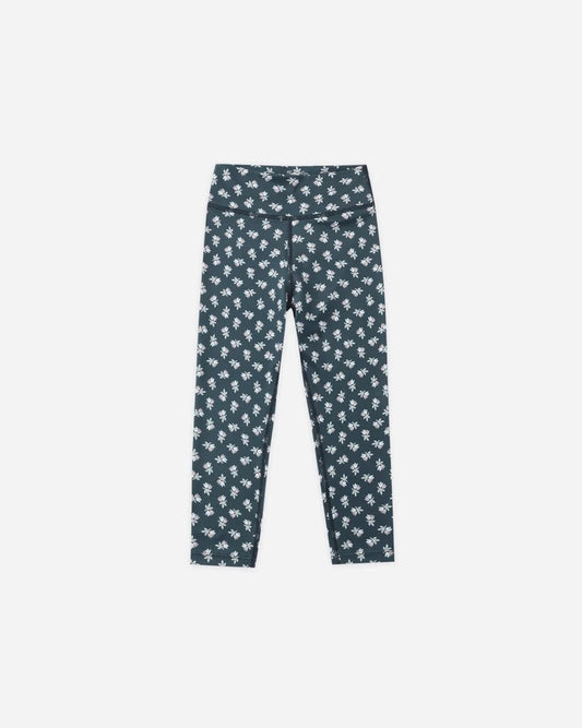 Basic Legging | Blue Blooms