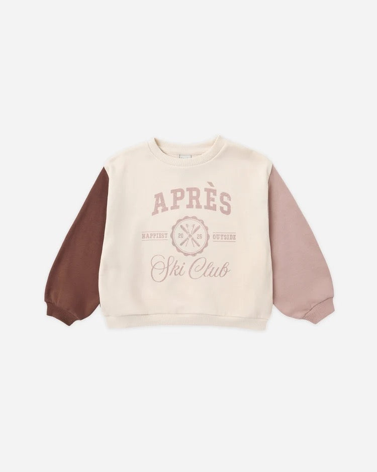Legend Sweatshirt Apres Ski Club + Hailey Sweatpant Mulberry