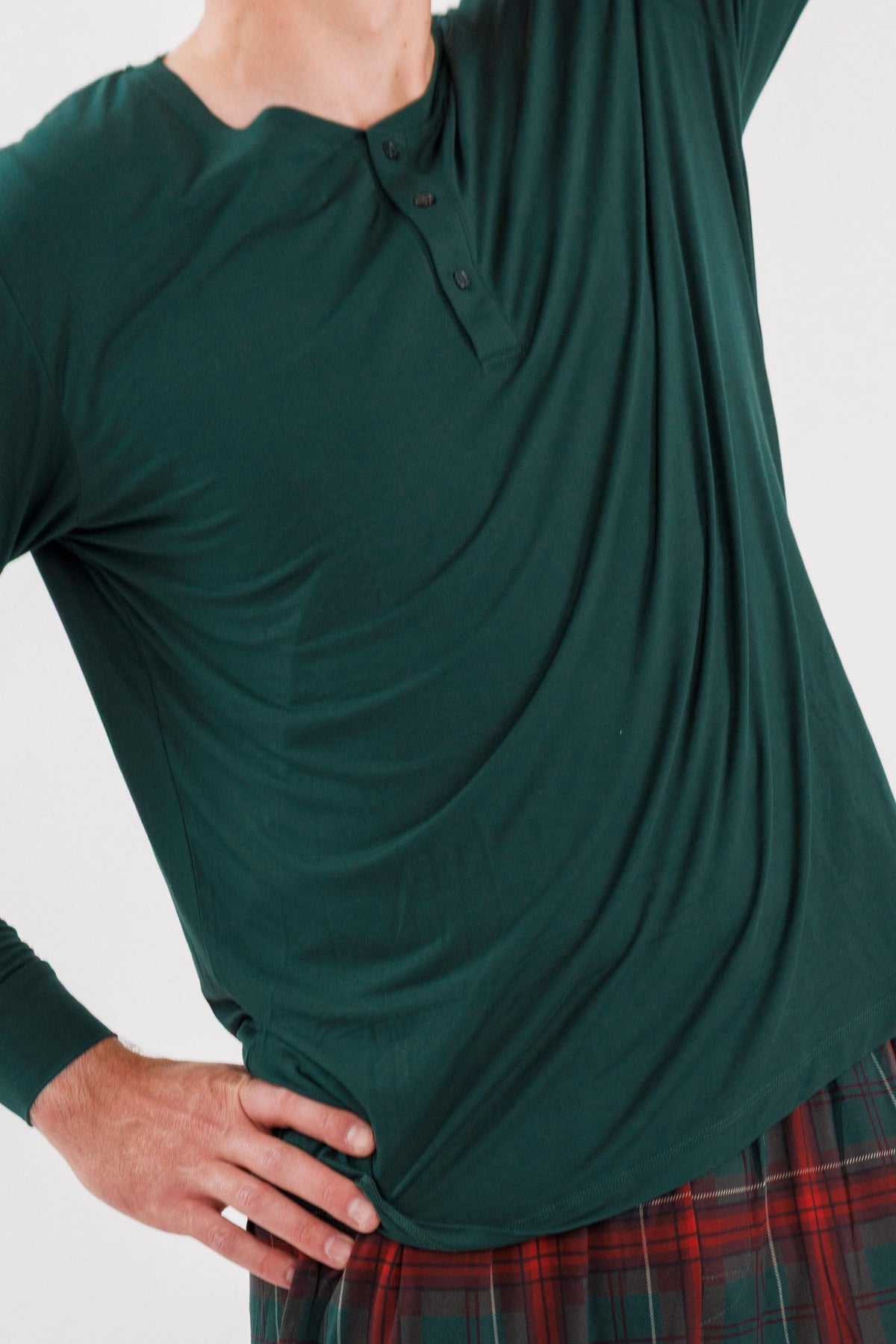 Holiday Heritage Plaid Men's Top + Jogger