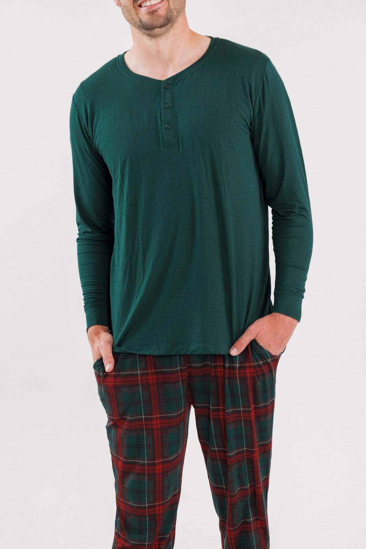 Holiday Heritage Plaid Men's Top + Jogger