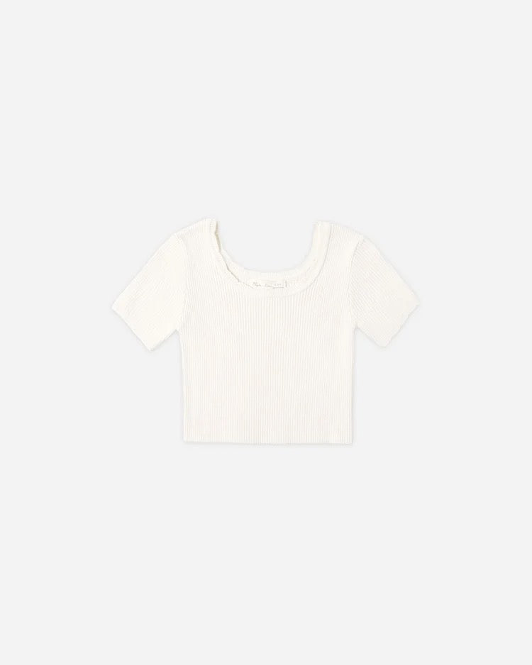 Scallop Tee | Natural