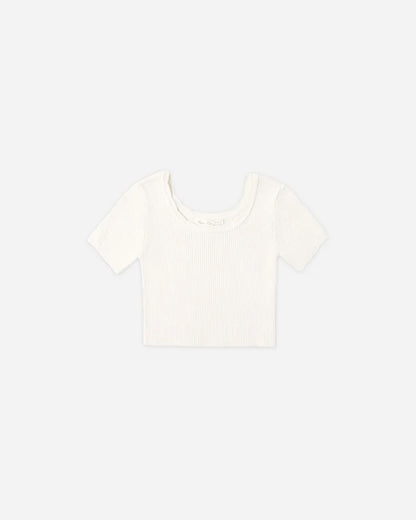 Scallop Tee | Natural
