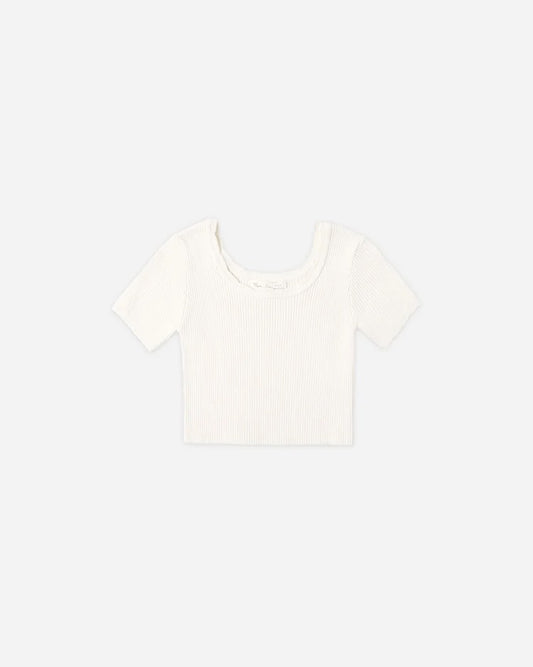 Scallop Tee | Natural