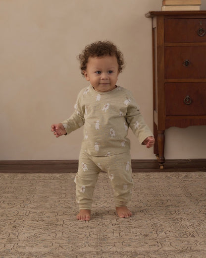 Long Sleeve Tee + Pant Set | Polar Bears