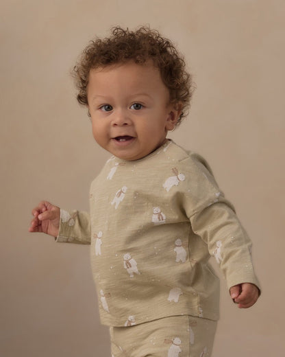 Long Sleeve Tee + Pant Set | Polar Bears