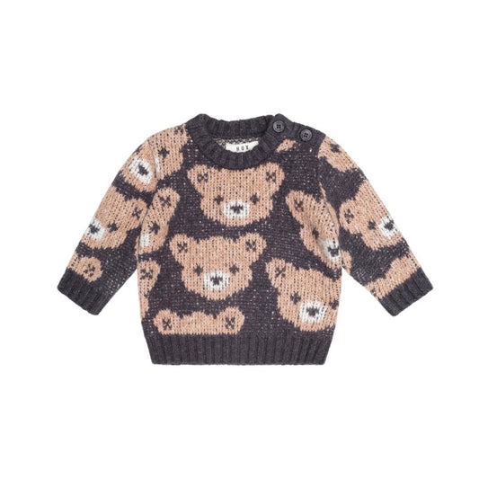 Soft Black Hux Sponge Pullover