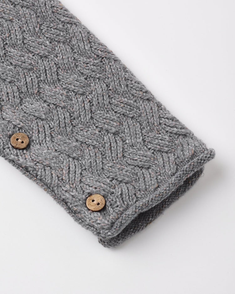 Cozy Heather Knit Jumpsuit | Heathered Slate