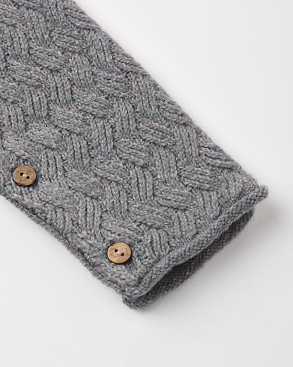 Cozy Heather Knit Jumpsuit | Heathered Slate
