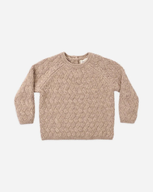 Knit Sweater + Knit Pant | Heathered Almond