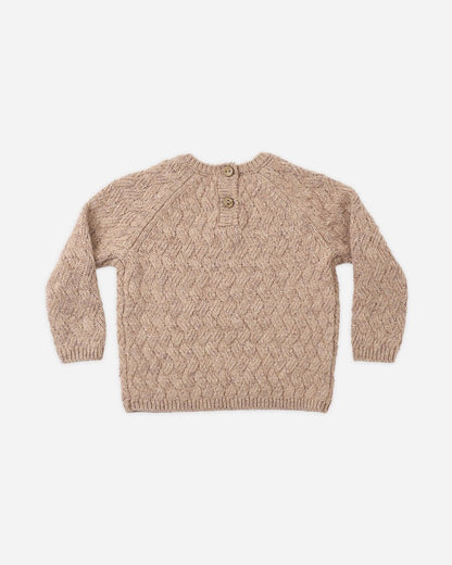 Knit Sweater + Knit Pant | Heathered Almond