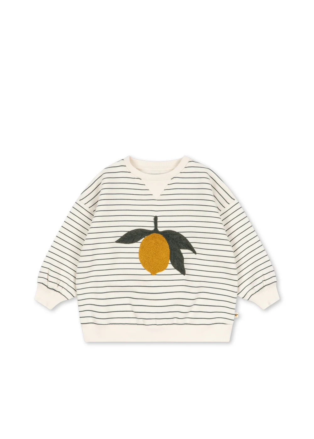 Amio Sweater + Track Pant Set- Lemon stripe