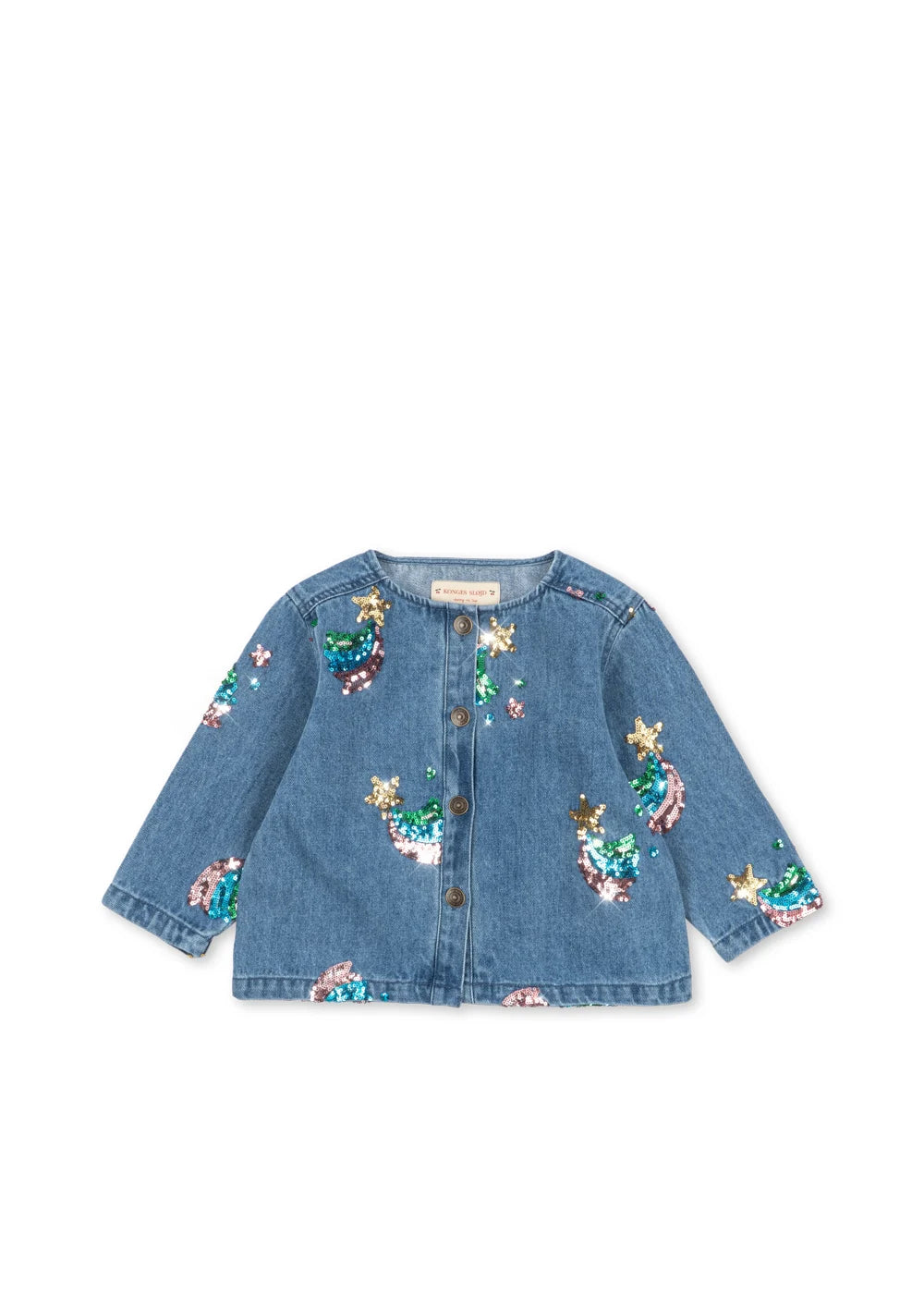 MAGOT SEQUIN DENIM JACKET //  RAINBOW STAR