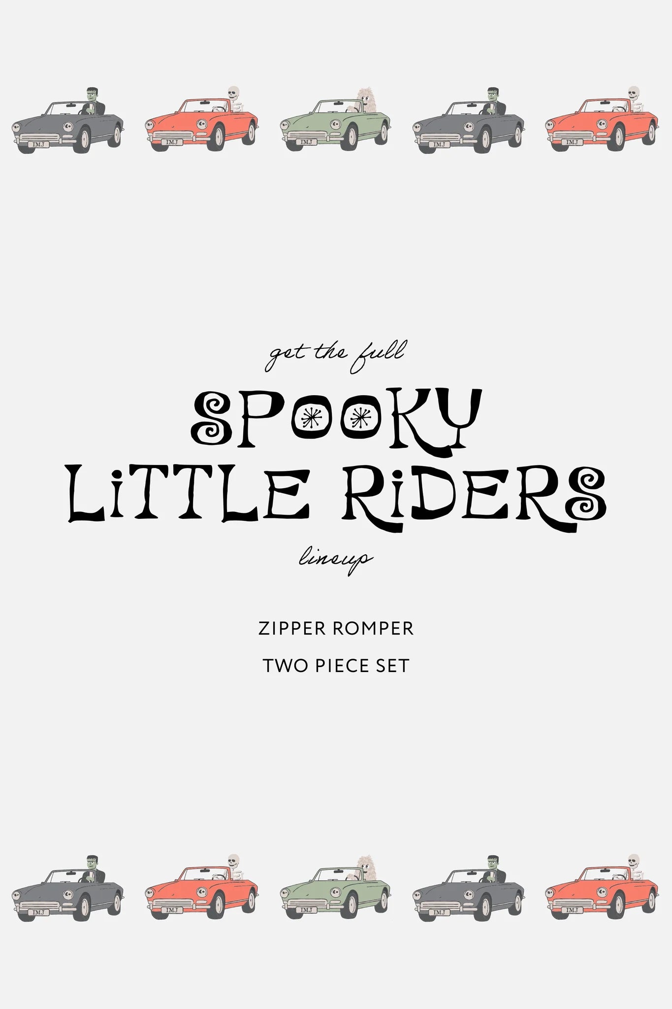 Spooky Little Riders Two Piece Set
