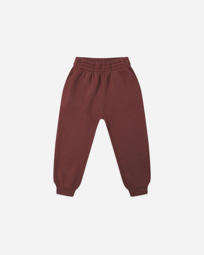 Relaxed Sweatshirt Set || Burgundy