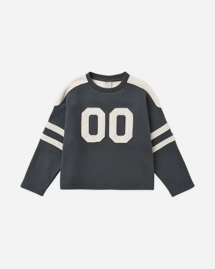 Hockey Sweatshirt + Paneled Sweatpants | Midnight
