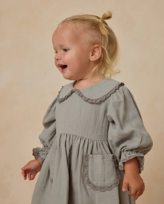 Marisol Dress || Steel Blue