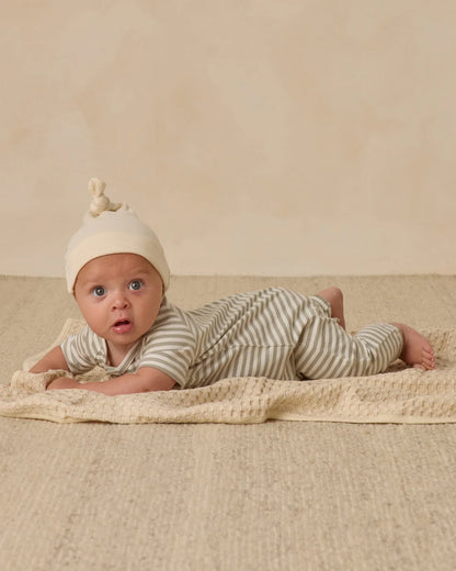 Waffle Baby Blanket || Natural
