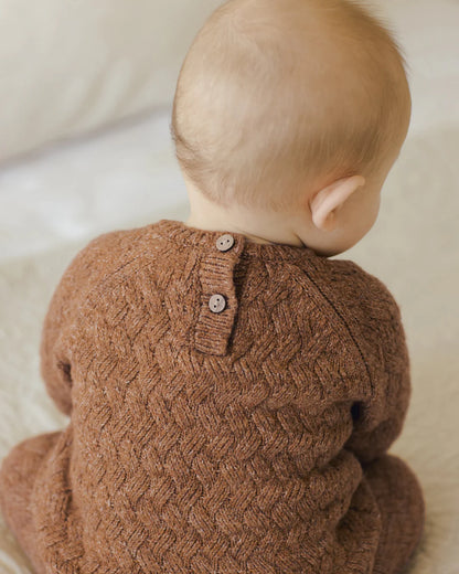 Knit Sweater + Pant Set || Heathered Cedar