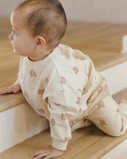Relaxed Sweatshirt || Brown Bear