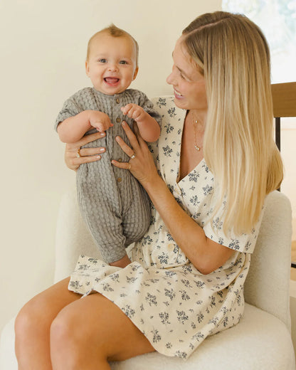 Hayes Jumpsuit || Steel Blue