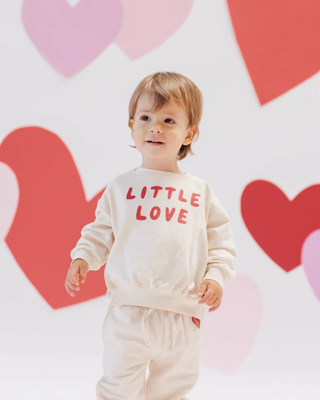 Relaxed Fleece Track Set || Little Love