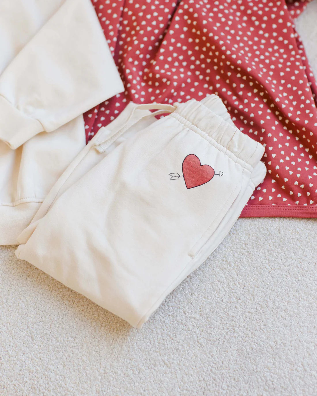 Relaxed Fleece Track Set || Little Love