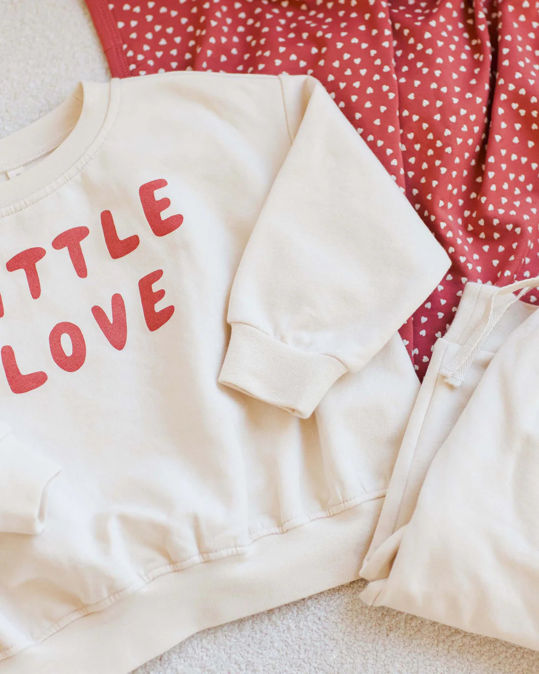 Relaxed Fleece Track Set || Little Love