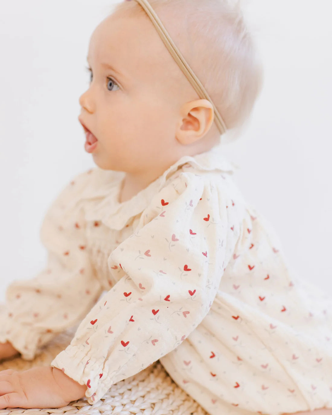 Callie Romper || Heart Ditsy