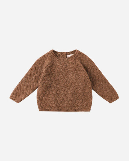 Knit Sweater + Pant Set || Heathered Cedar