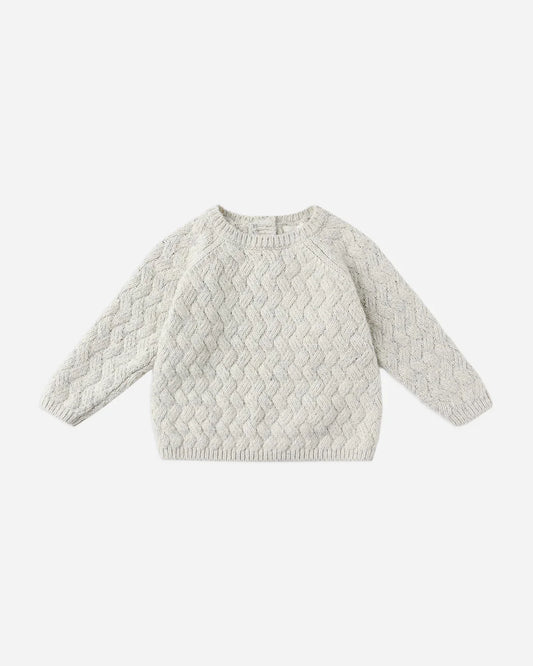 Knit Sweater + Pant Set || Heathered Blue