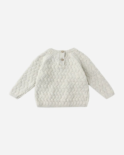 Knit Sweater + Pant Set || Heathered Blue