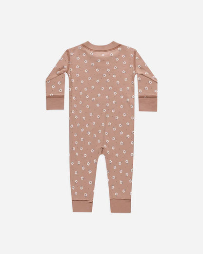 Zip Long Sleeve Sleeper || Rose Ditsy