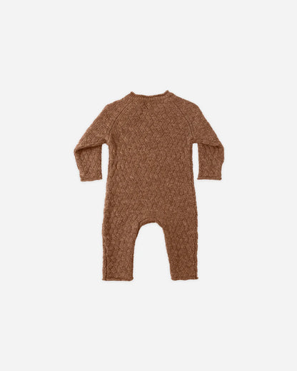 Cozy Heather Knit Jumpsuit || Cedar