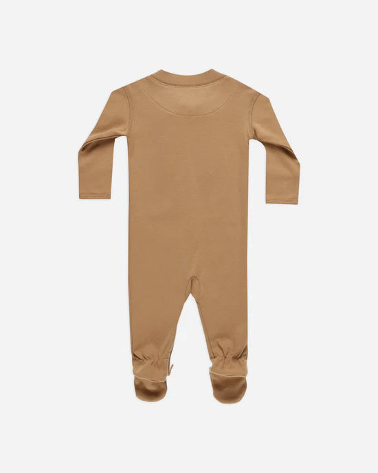 Zip Long Sleeve Sleeper Footie || Golden