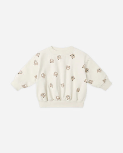 Relaxed Sweatshirt || Brown Bear