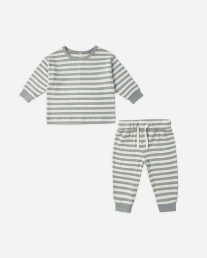 Cozy Set || Blue Stripe