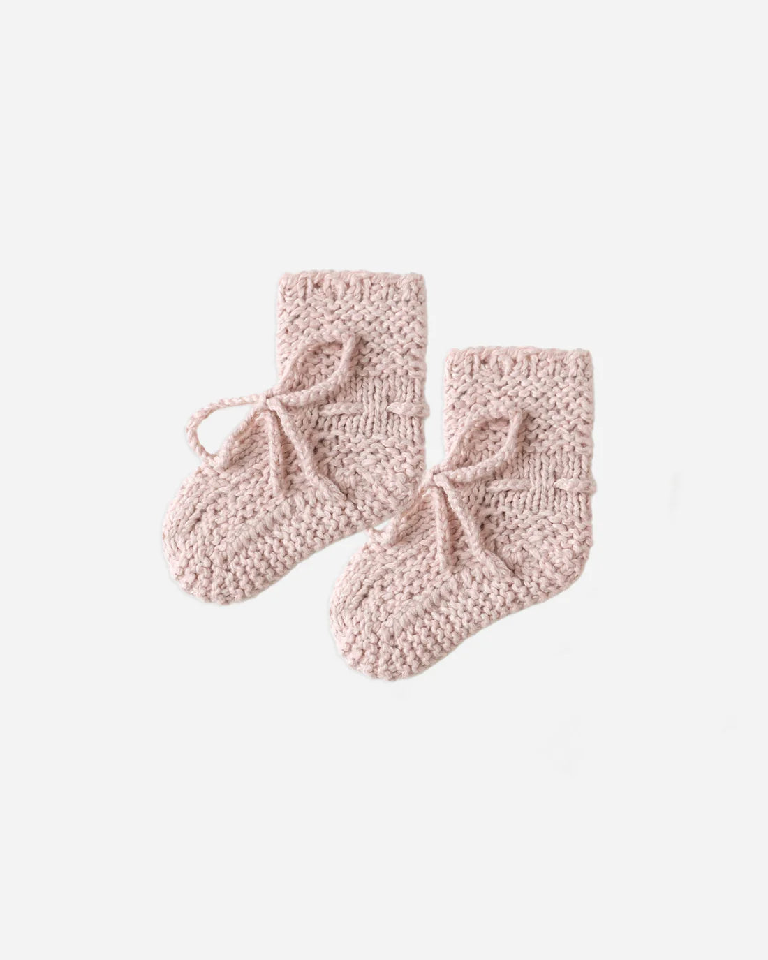 Knit Booties || Rose Speckle
