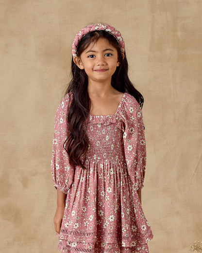 Elodie Dress | Rose Bloom