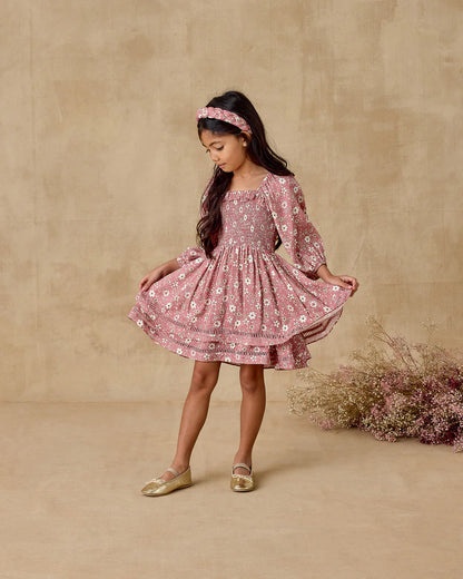 Elodie Dress | Rose Bloom