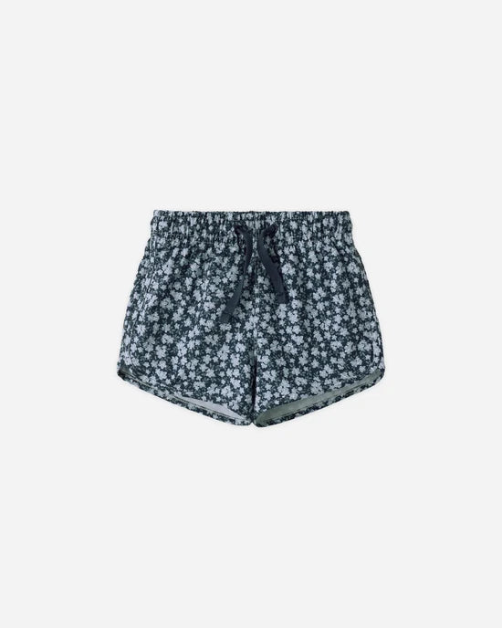 Swim Trunk || Navy Floral