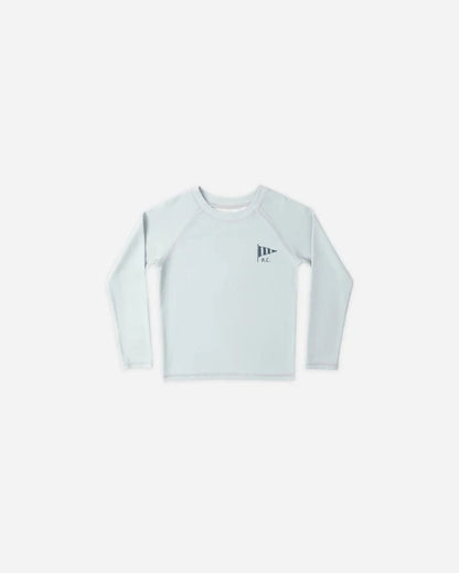 Boardshort Sail + Long Sleeve Rashguard Light Blue