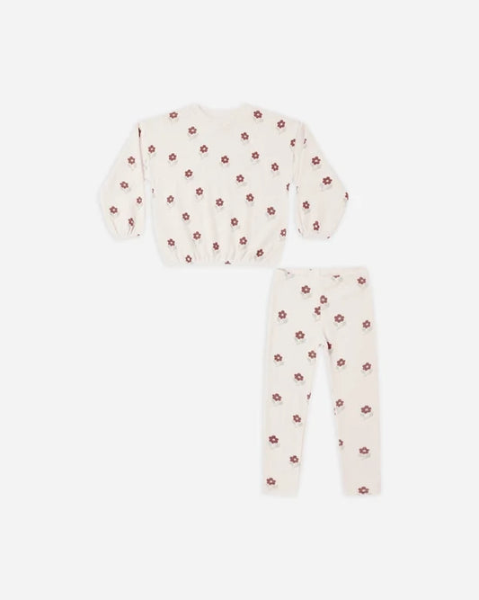 Spongey Knit Set | Petal Daisy