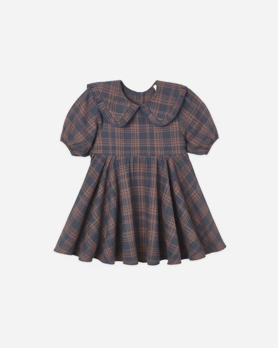 Camille Dress | Midnight Plaid