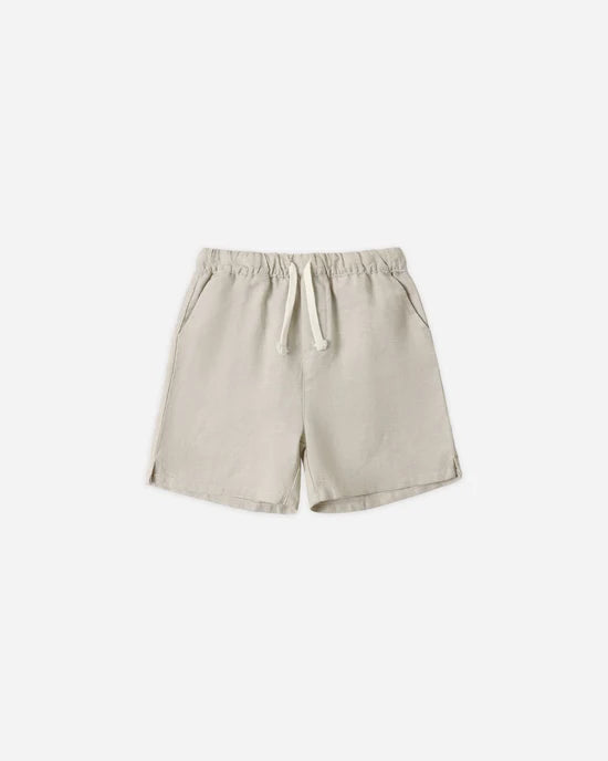 Relaxed Tee Tug Boat + Perry Short Heathered Cocoa