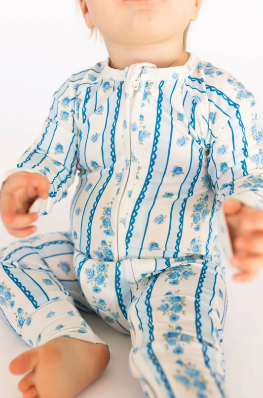 Forever Blooming Zipper Romper